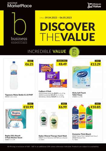 MUSGRAVE Market Place offer  - 09.04.2023 - 06.05.2023.