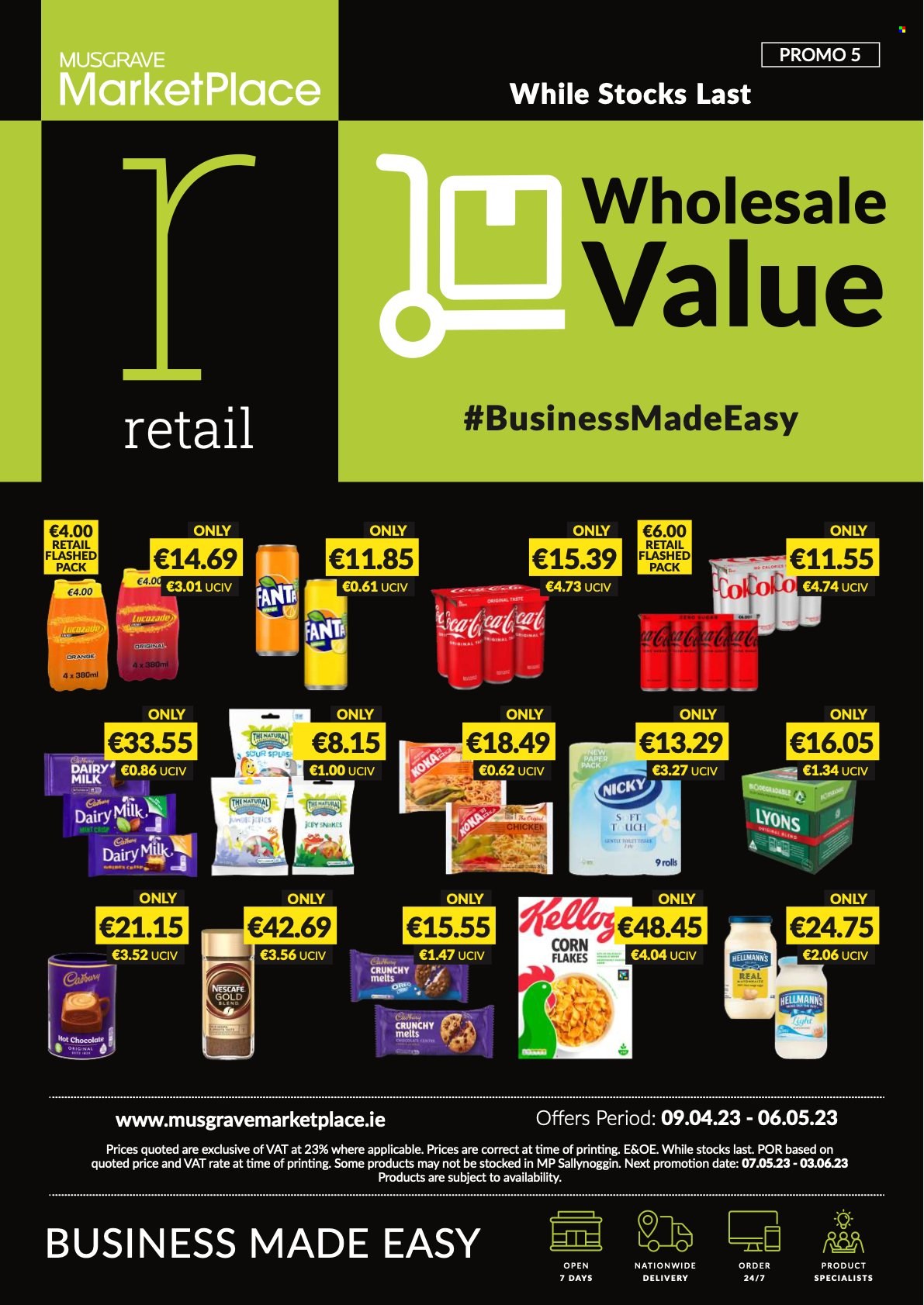 MUSGRAVE Market Place offer - 09.04.2023 - 06.05.2023. Page 1