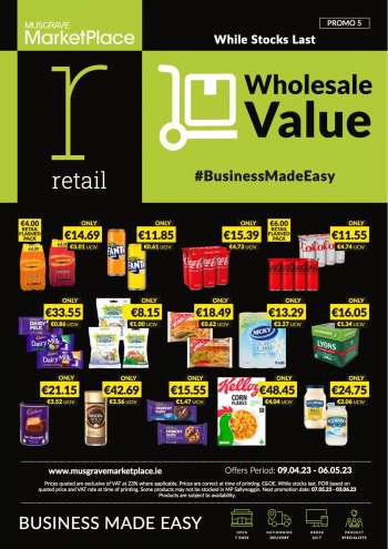 MUSGRAVE Market Place offer  - 09.04.2023 - 06.05.2023.