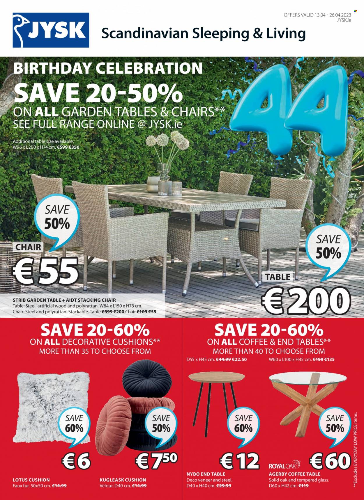 JYSK offer - 13.04.2023 - 26.04.2023. Page 1