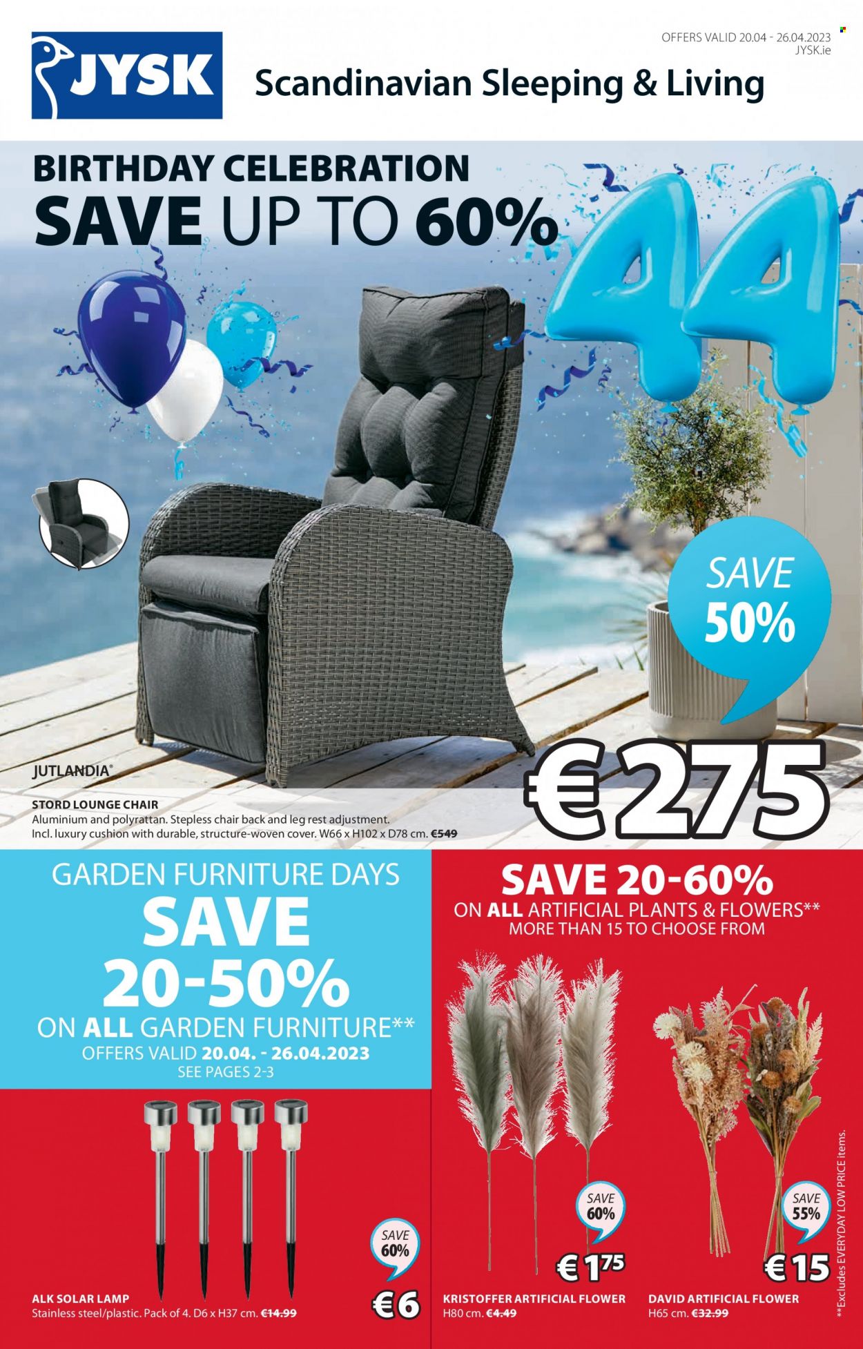 JYSK offer - 20.04.2023 - 26.04.2023. Page 1