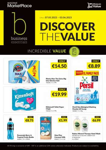 MUSGRAVE Market Place offer  - 07.05.2023 - 03.06.2023.