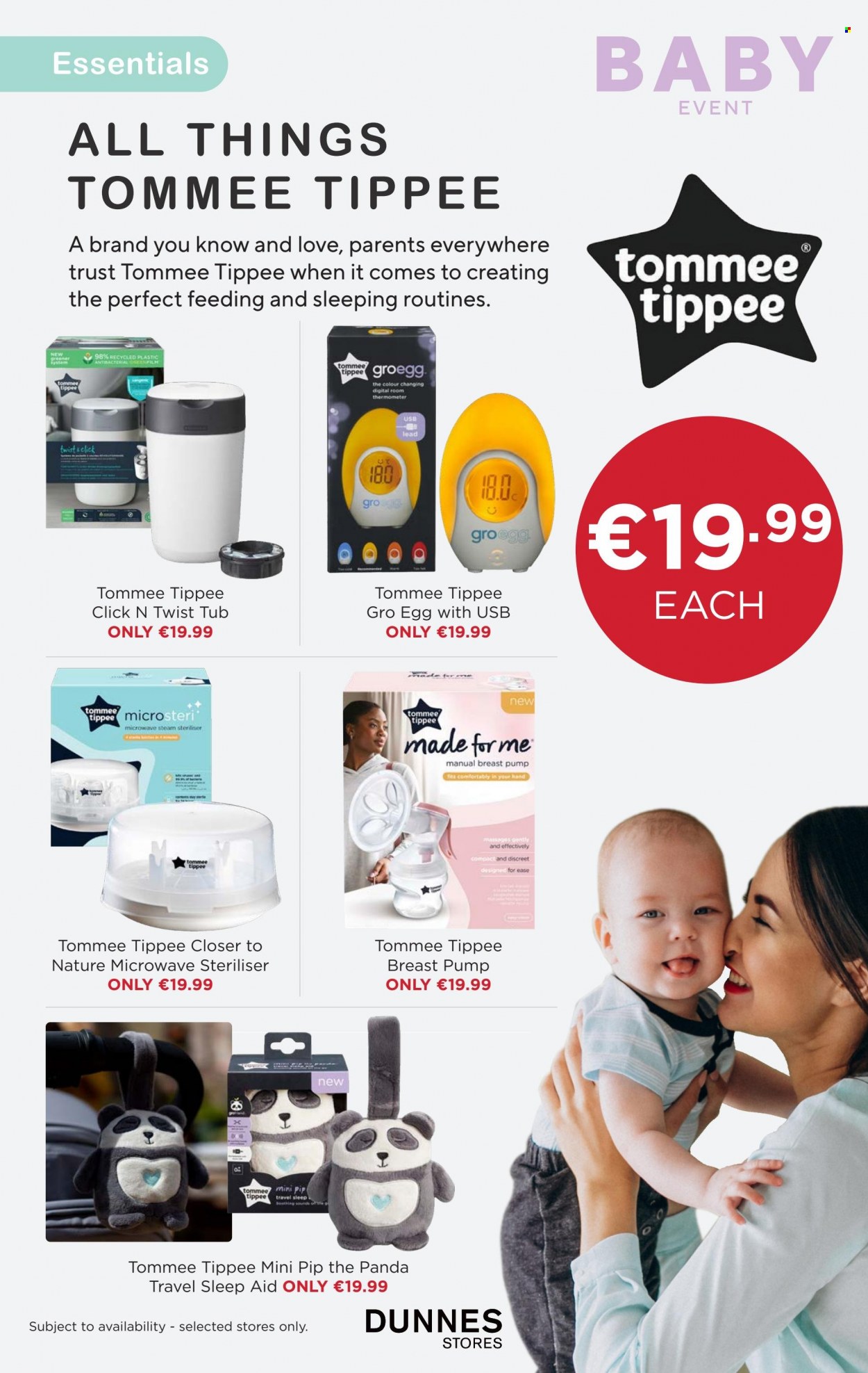 thumbnail - Dunnes Stores offer  - 16.05.2023 - 19.06.2023 - Sales products - eggs, Trust, thermometer, pump, microwave steam steriliser, breast pump. Page 17.