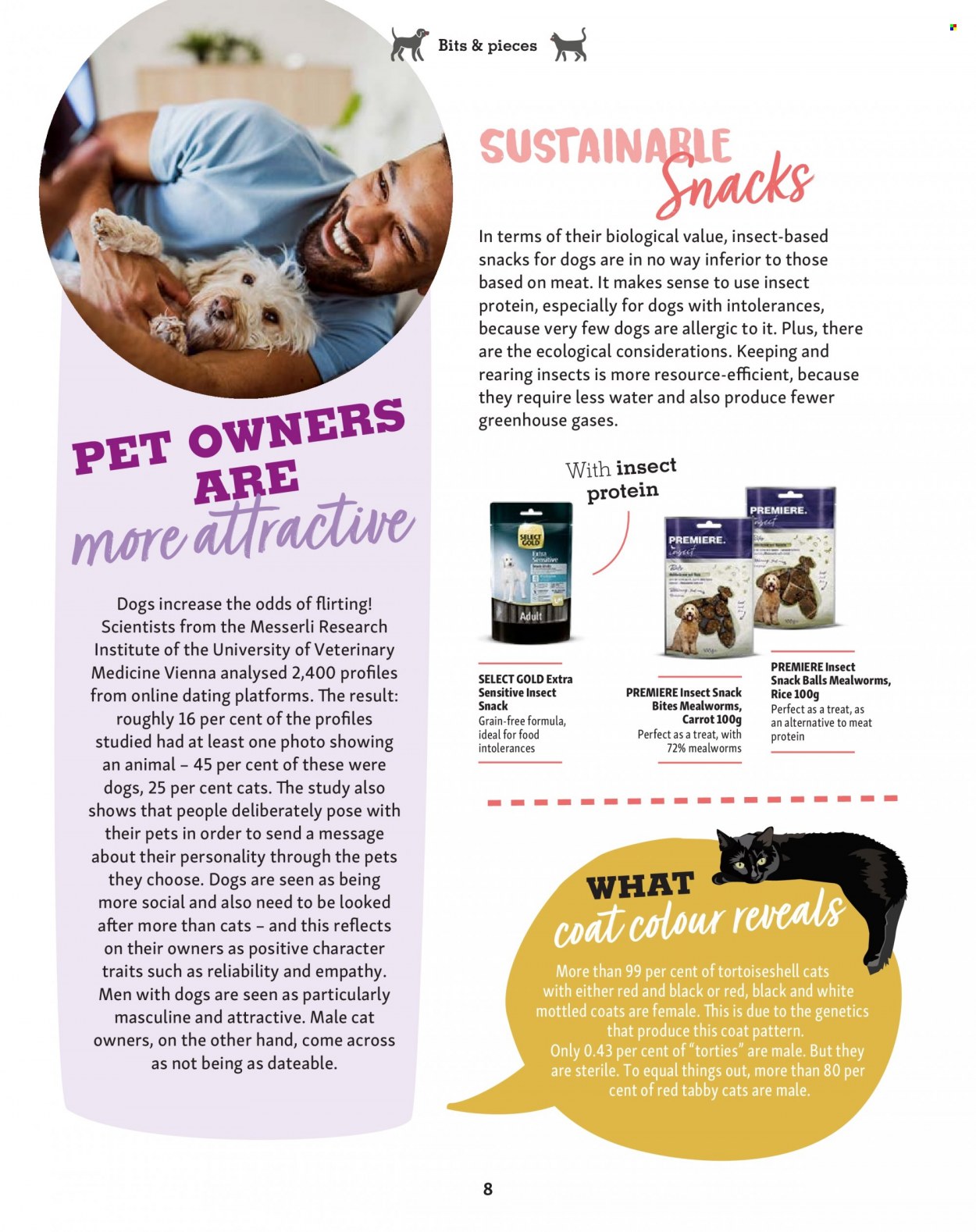 thumbnail - Maxi Zoo offer  - Sales products - animal food, PREMIERE, Select Gold, mealworms. Page 8.