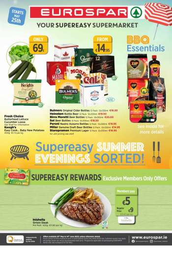 EUROSPAR offer  - 25.05.2023 - 14.06.2023.