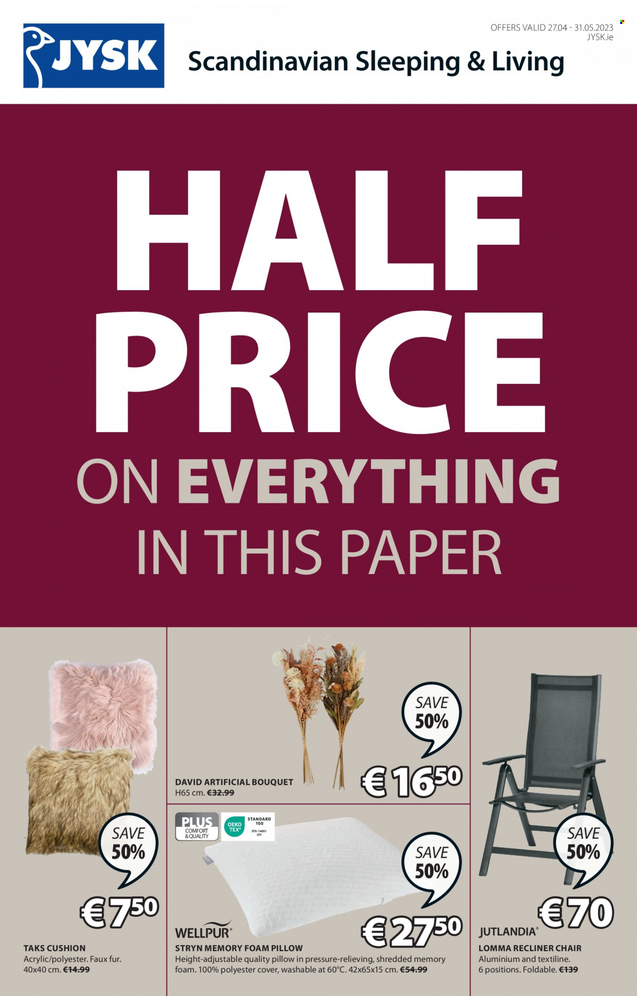 JYSK offer - 27.04.2023 - 31.05.2023. Page 1