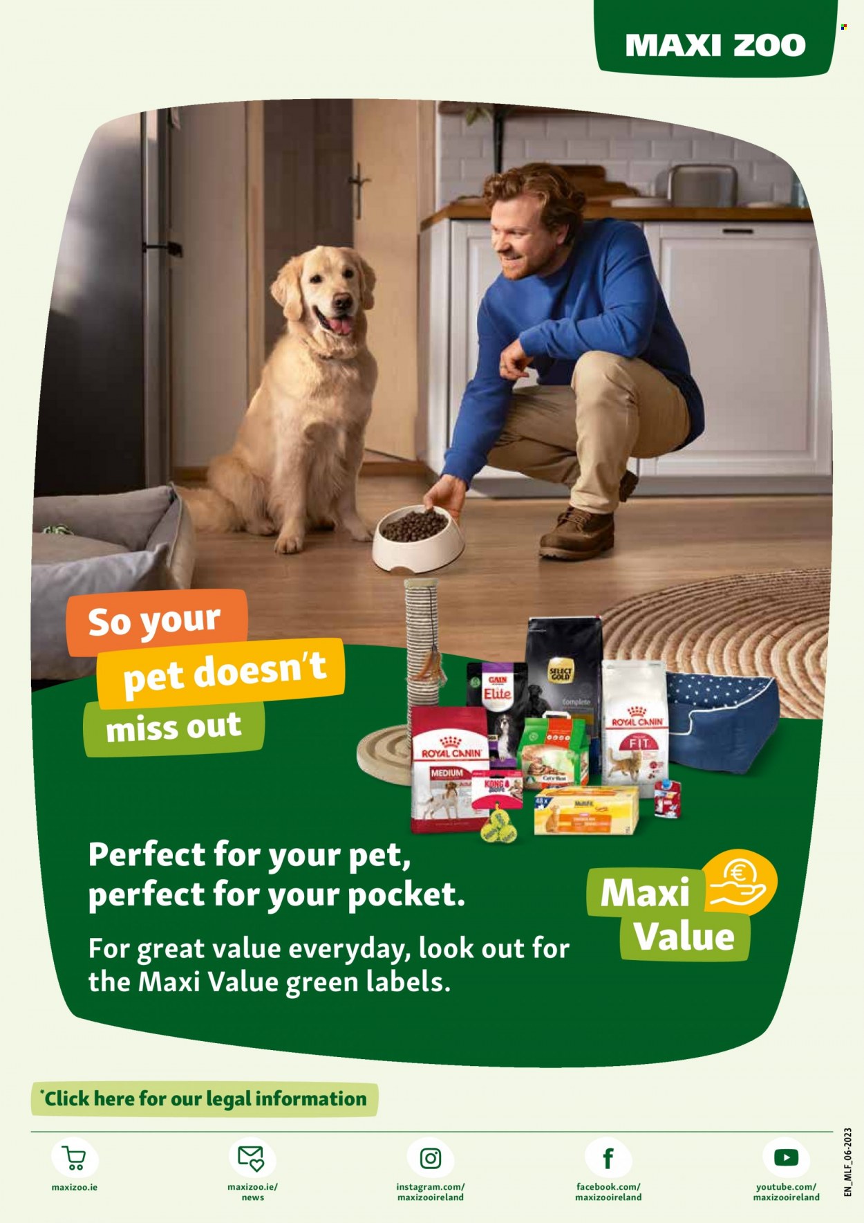 thumbnail - Maxi Zoo offer  - 02.06.2023 - 11.06.2023 - Sales products - Gain, Royal Canin, Select Gold. Page 9.