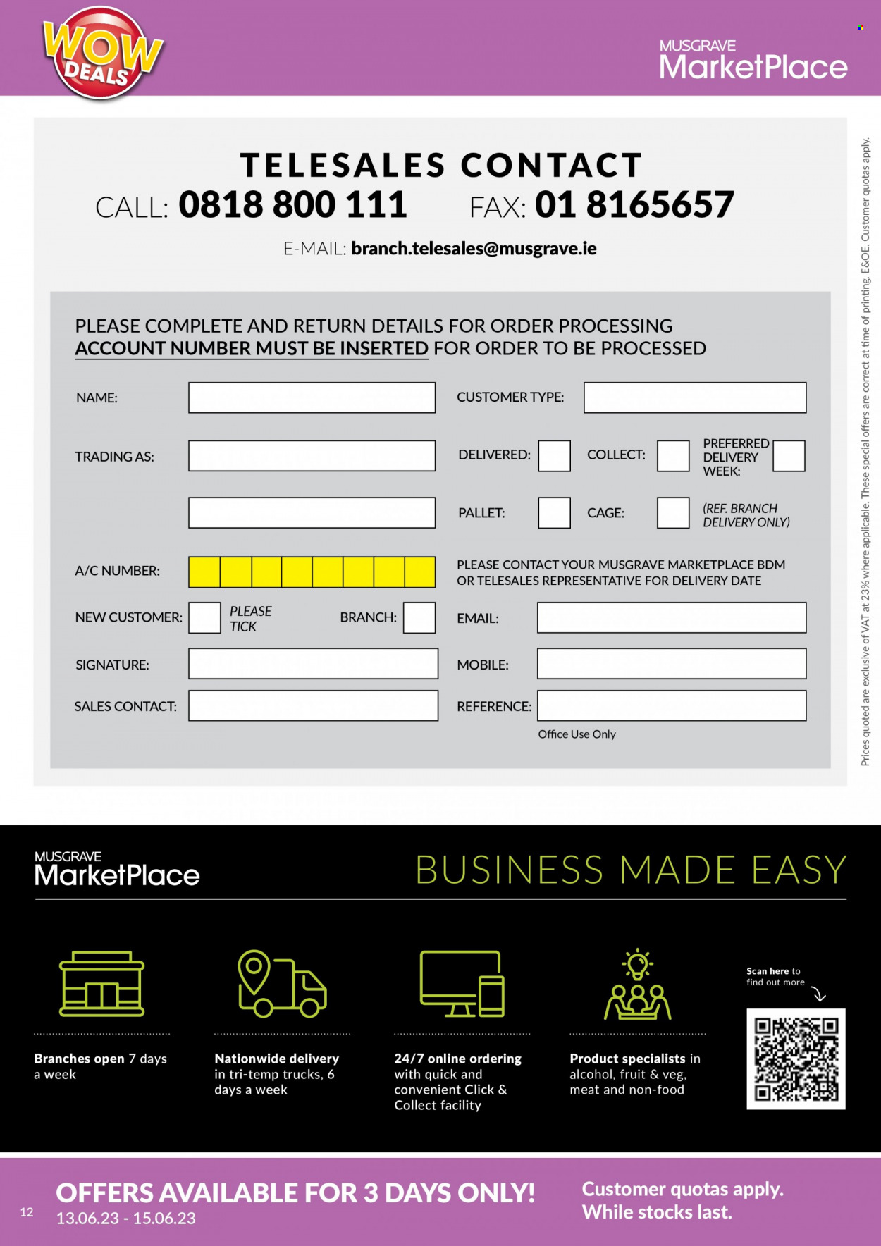 MUSGRAVE Market Place offer - 13.06.2023 - 15.06.2023. Page 12