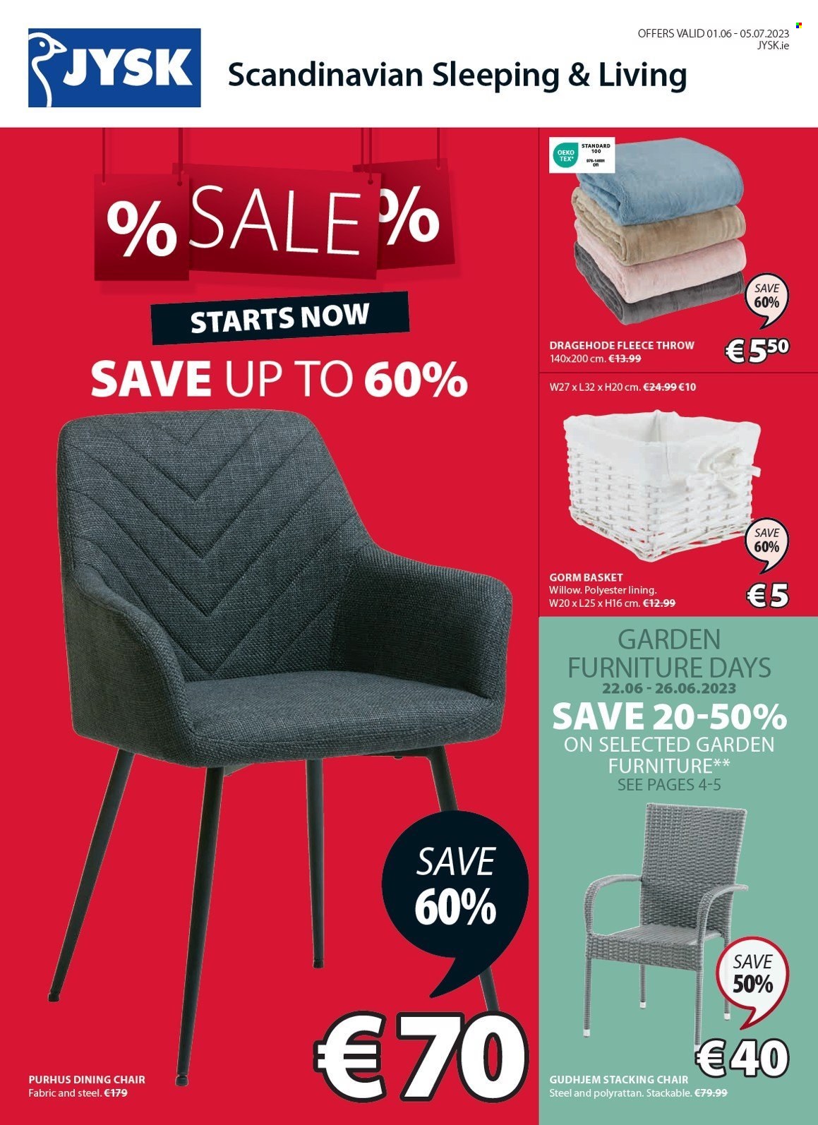 JYSK offer - 01.06.2023 - 05.07.2023. Page 1