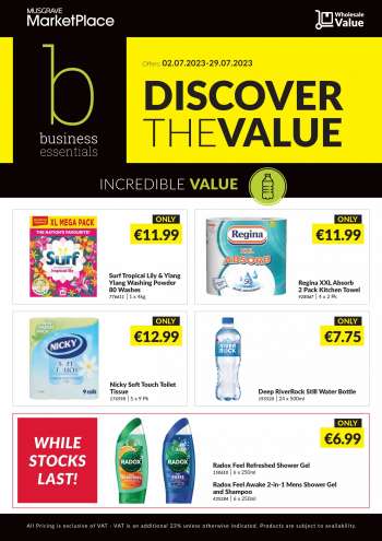 MUSGRAVE Market Place offer  - 02.07.2023 - 29.07.2023.