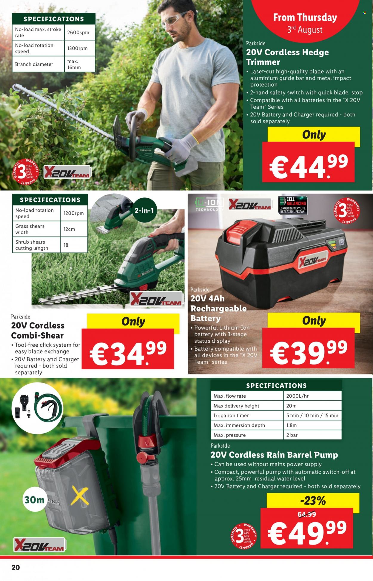 Lidl offer - 03.08.2023 - 09.08.2023. Page 20