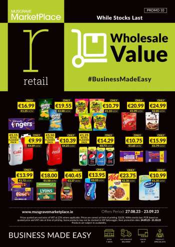 MUSGRAVE Market Place offer  - 27.08.2023 - 23.09.2023.