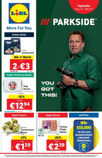 Lidl offer  - 21.09.2023 - 27.09.2023.