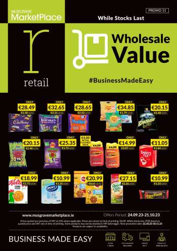 MUSGRAVE Market Place offer  - 24.09.2023 - 21.10.2023.