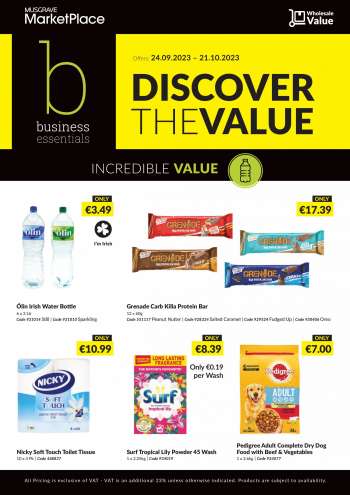 MUSGRAVE Market Place offer  - 24.09.2023 - 21.10.2023.