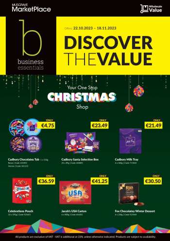 MUSGRAVE Market Place offer  - 22.10.2023 - 18.11.2023.