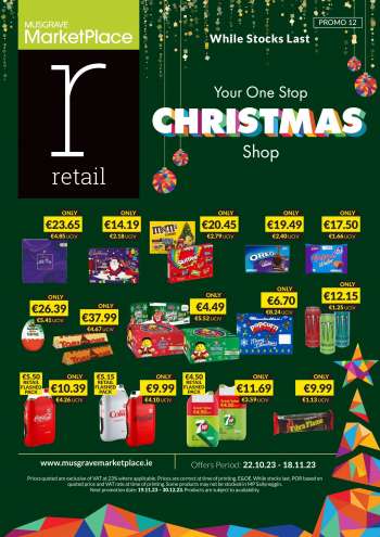 MUSGRAVE Market Place offer  - 22.10.2023 - 18.11.2023.