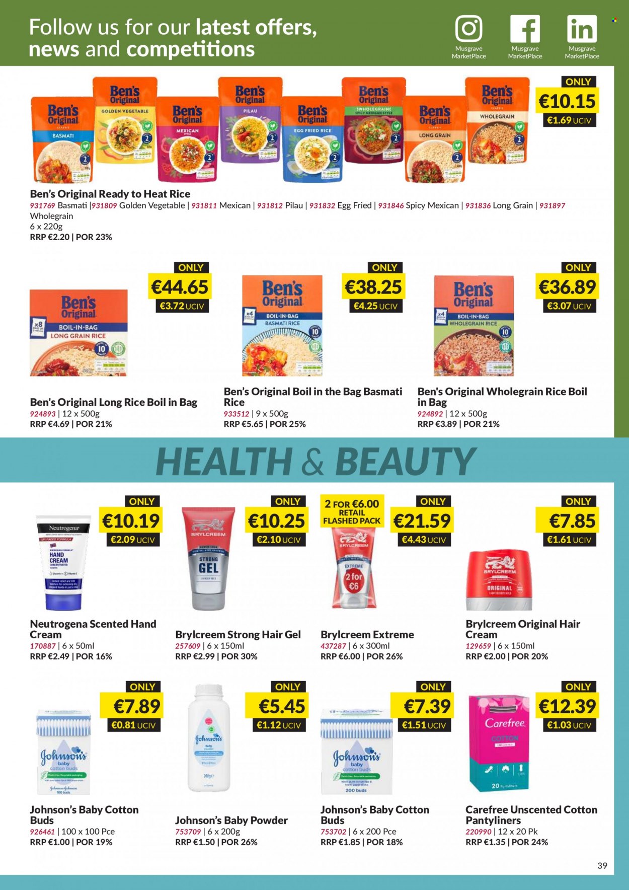 MUSGRAVE Market Place offer - 22.10.2023 - 18.11.2023. Page 39