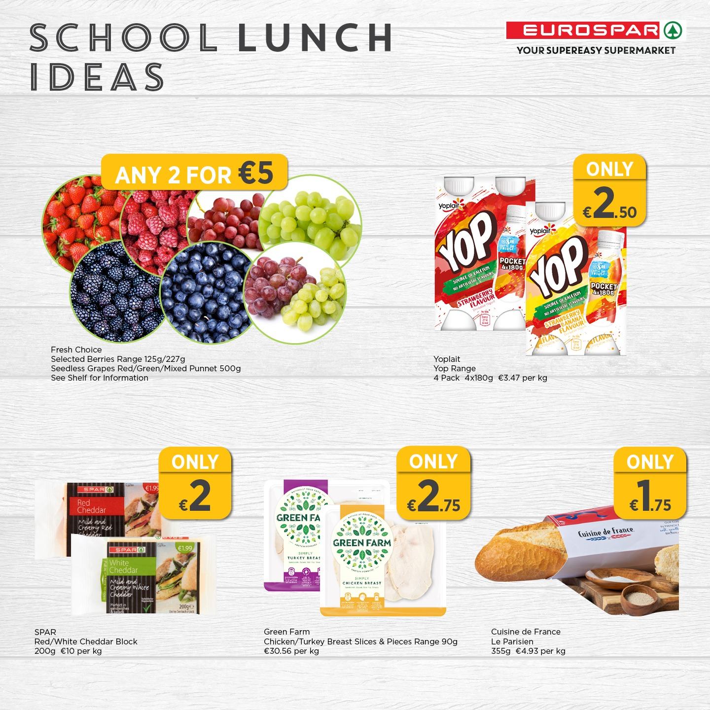 EUROSPAR offer. Page 2