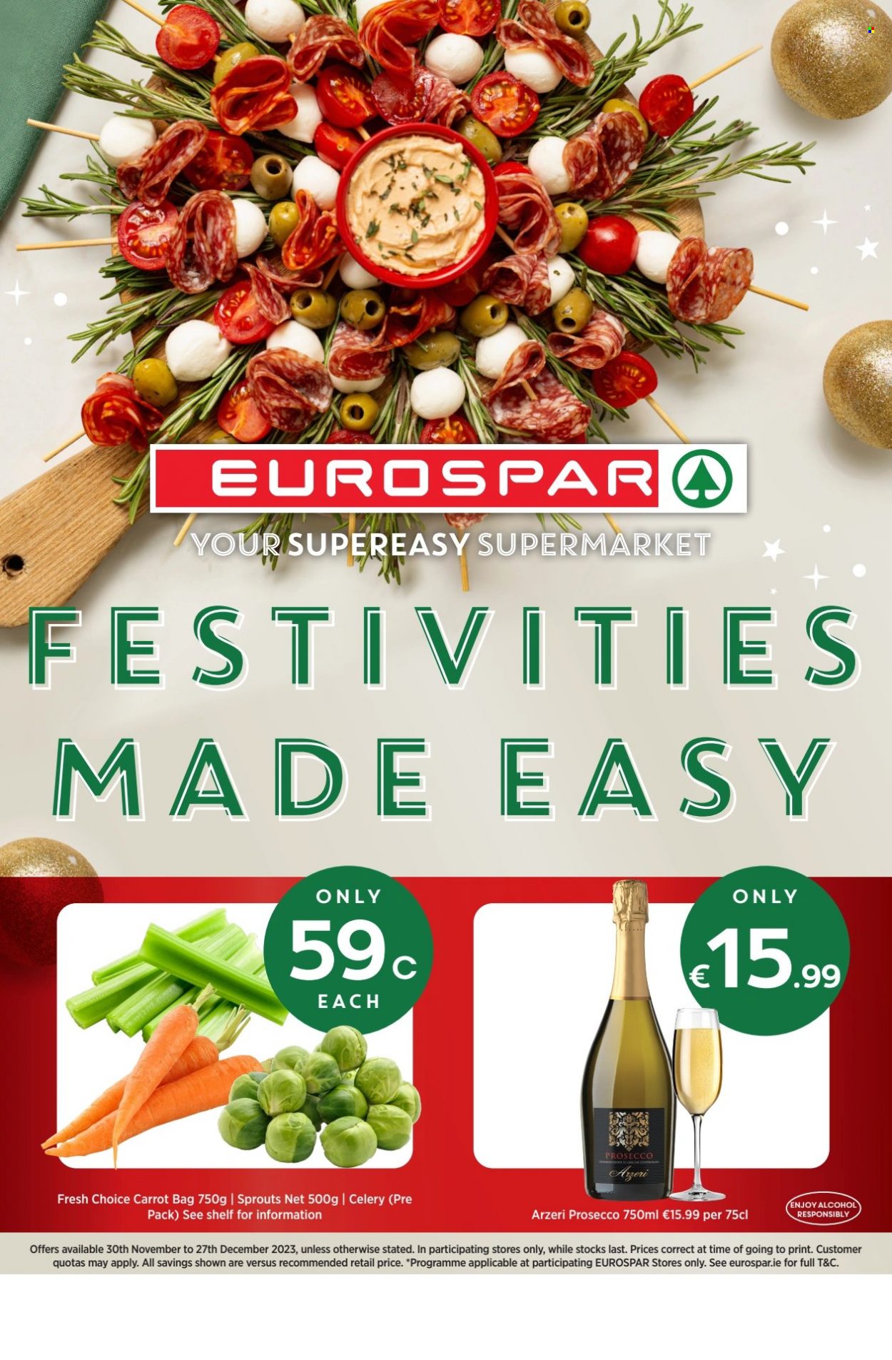 EUROSPAR offer - 30.11.2023 - 27.12.2023. Page 1
