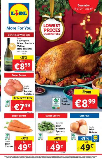 Lidl offer  - 21.12.2023 - 27.12.2023.