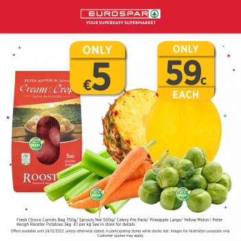 EUROSPAR offer  - 22.12.2023 - 24.12.2023.