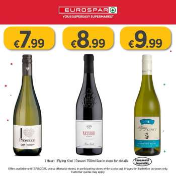 EUROSPAR offer  - 30.12.2023 - 31.12.2023.