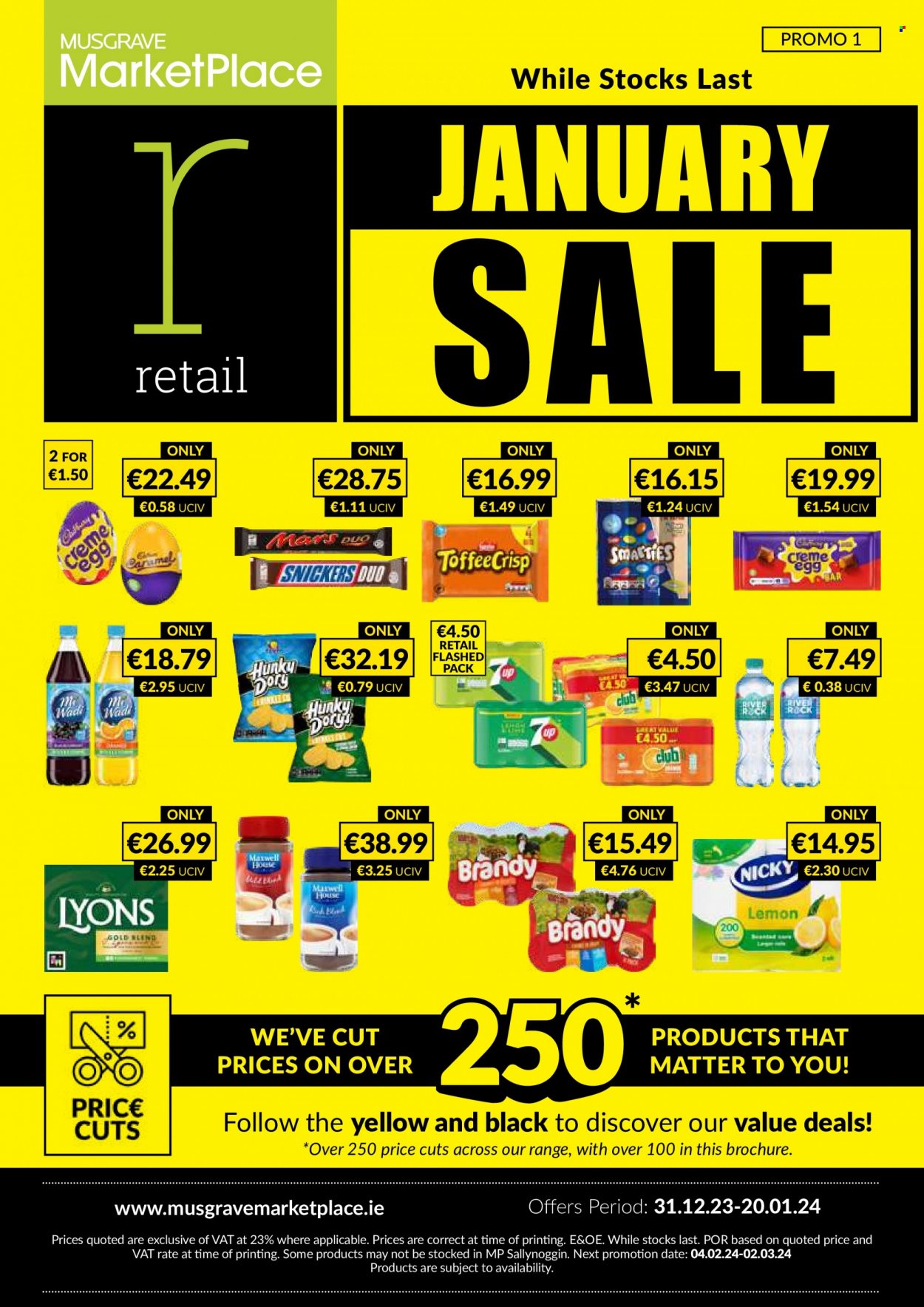 MUSGRAVE Market Place offer - 31.12.2023 - 20.01.2024. Page 1
