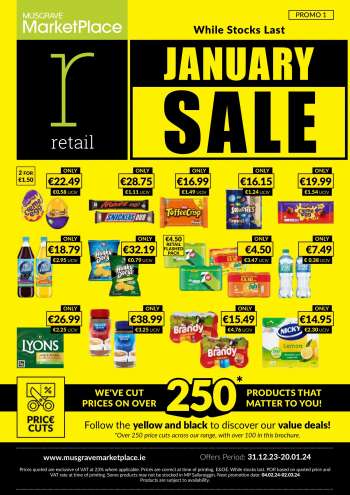 MUSGRAVE Market Place offer  - 31.12.2023 - 20.01.2024.