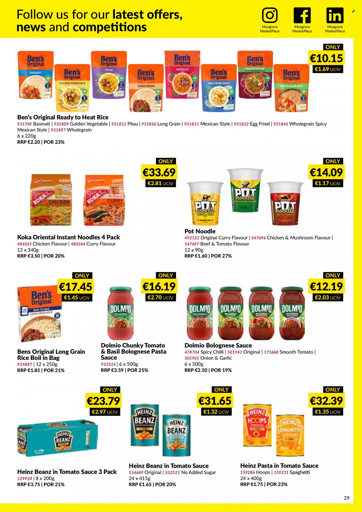 MUSGRAVE Market Place offer - 31.12.2023 - 20.01.2024. Page 29