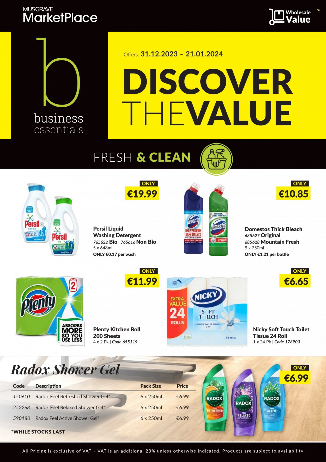 MUSGRAVE Market Place offer - 31.12.2023 - 21.01.2024. Page 1