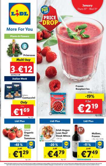 Lidl offer  - 25.01.2024 - 31.01.2024.