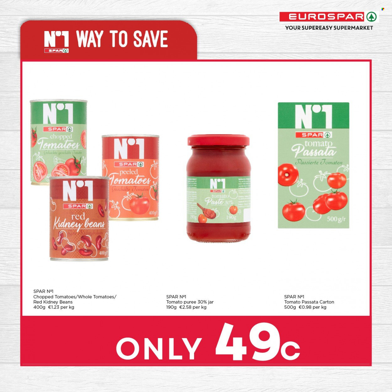 EUROSPAR offer. Page 1