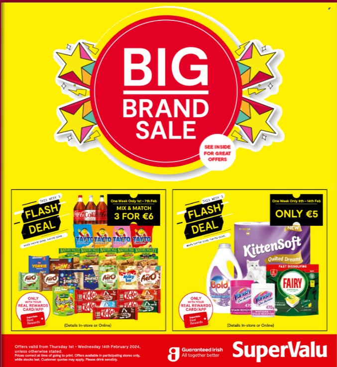 SuperValu offer - 01.02.2024 - 14.02.2024. Page 1