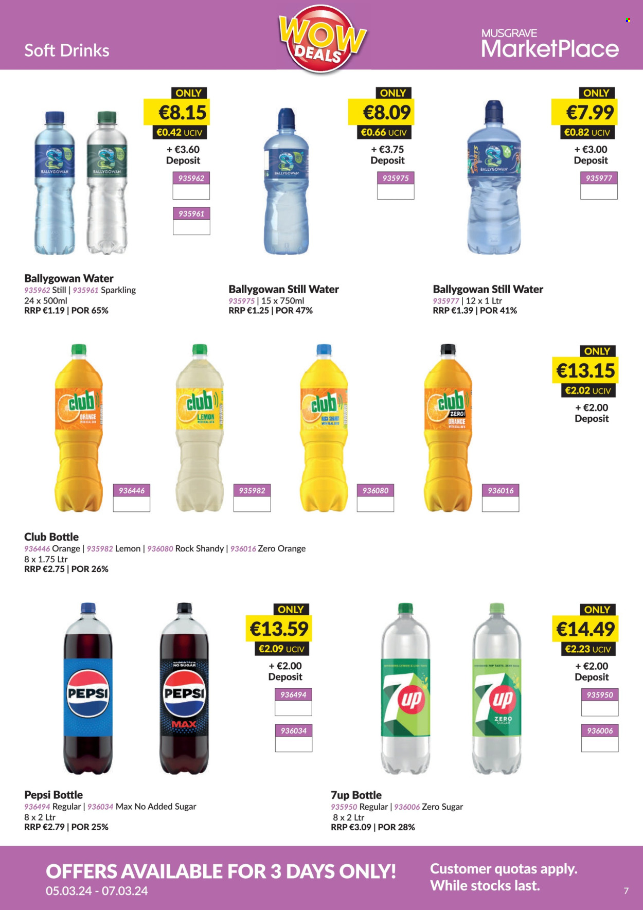 MUSGRAVE Market Place offer - 05.03.2024 - 07.03.2024. Page 7