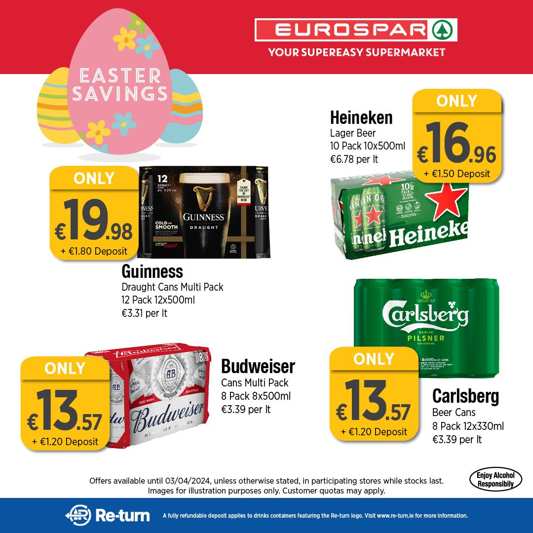 EUROSPAR offer - 29.03.2024 - 03.04.2024. Page 1