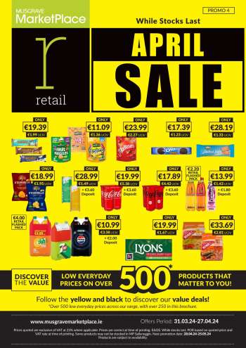 MUSGRAVE Market Place offer  - 31.03.2024 - 27.04.2024.