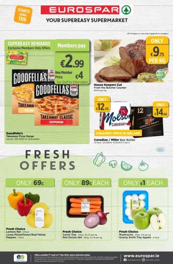 EUROSPAR offer  - 11.04.2024 - 01.05.2024.