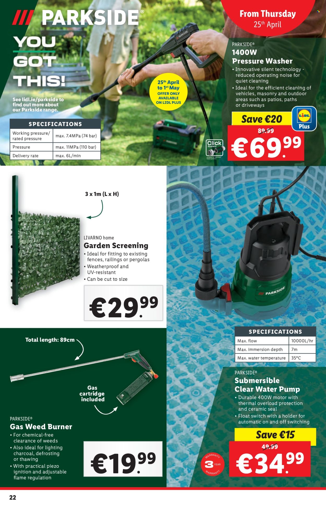 Lidl offer - 25.04.2024 - 01.05.2024. Page 22
