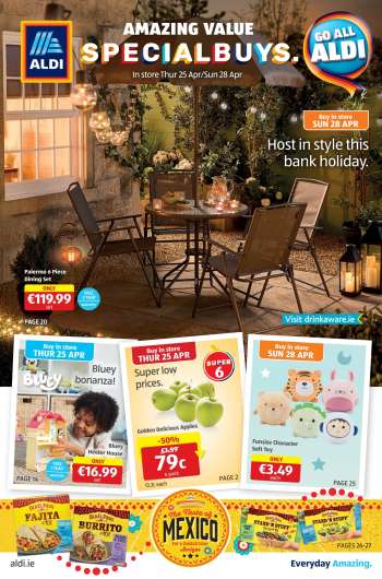 Aldi offer  - 25.04.2024 - 01.05.2024.