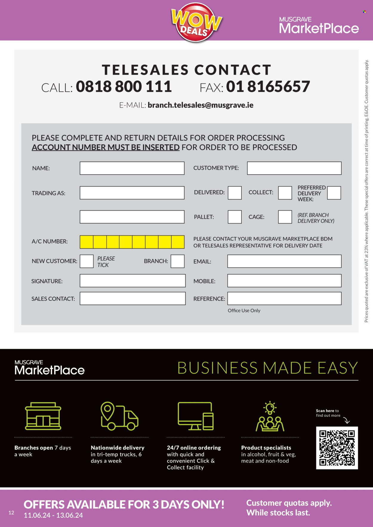 MUSGRAVE Market Place offer - 11.06.2024 - 13.06.2024. Page 12