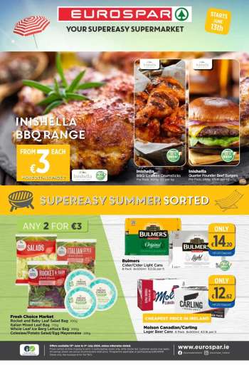 EUROSPAR offer  - 13.06.2024 - 03.07.2024.
