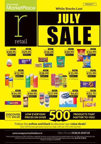 MUSGRAVE Market Place offer  - 23.06.2024 - 20.07.2024.