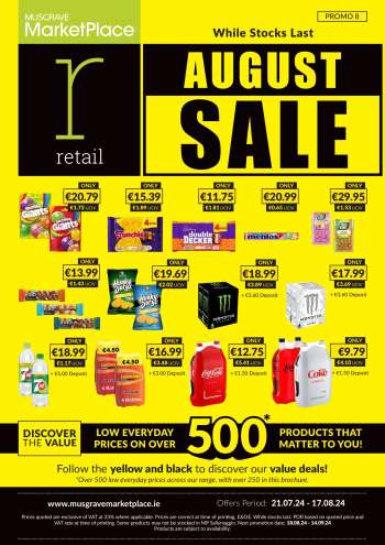 MUSGRAVE Market Place offer  - 21.07.2024 - 17.08.2024.