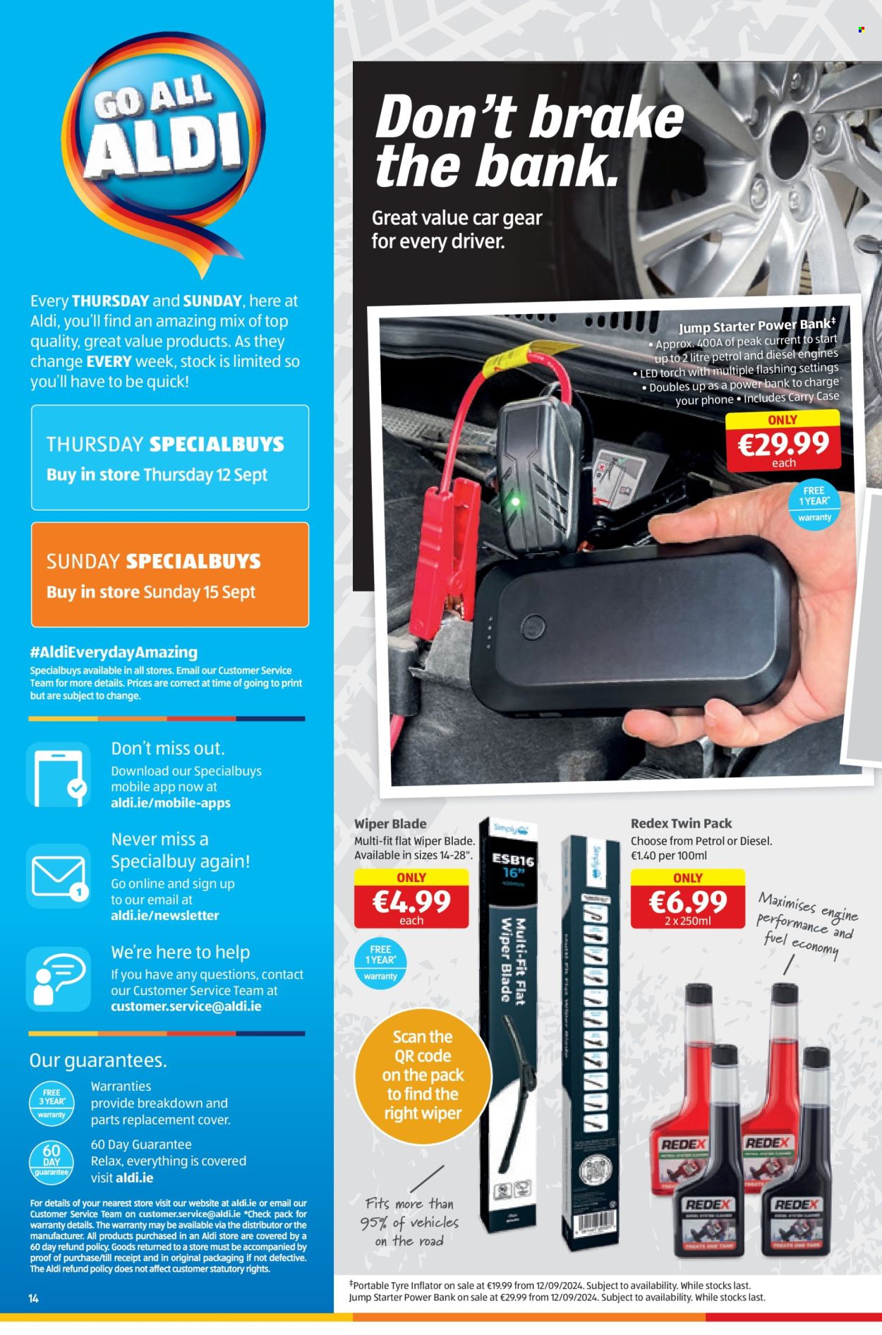 Aldi offer - 12.09.2024 - 15.09.2024. Page 14