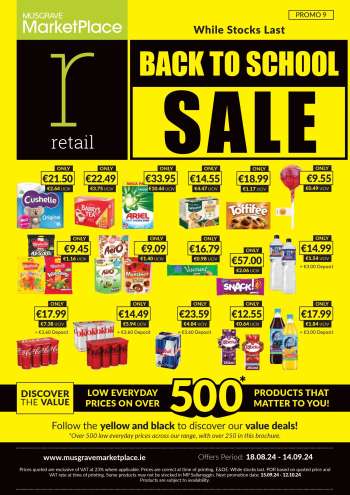 MUSGRAVE Market Place offer  - 18.08.2024 - 14.09.2024.