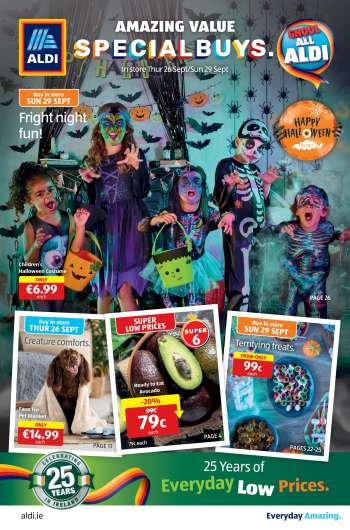 Aldi offer  - 26.09.2024 - 29.09.2024.