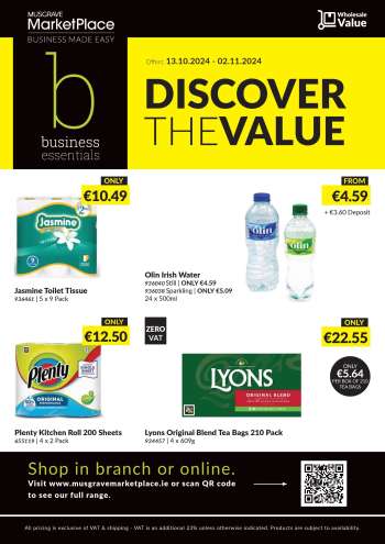 MUSGRAVE Market Place offer  - 13.10.2024 - 02.11.2024.