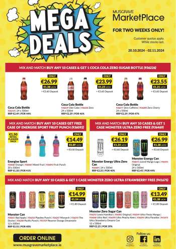MUSGRAVE Market Place offer  - 20.10.2024 - 02.11.2024.