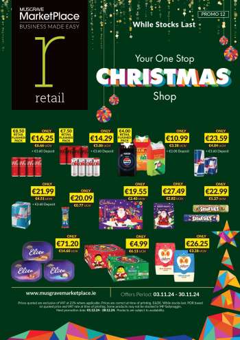 MUSGRAVE Market Place offer  - 03.11.2024 - 30.11.2024.